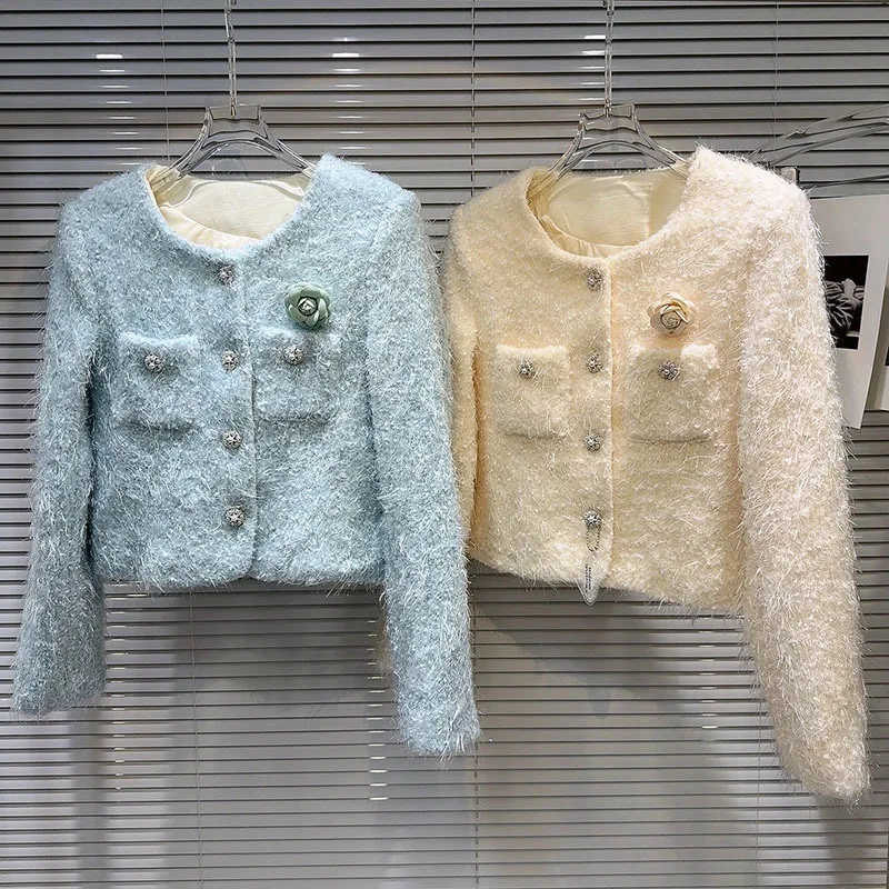 

Fashion Thin women Down Coats & Jackets 2024 Runway Luxury famous Brand European Design party style Women's Clothing