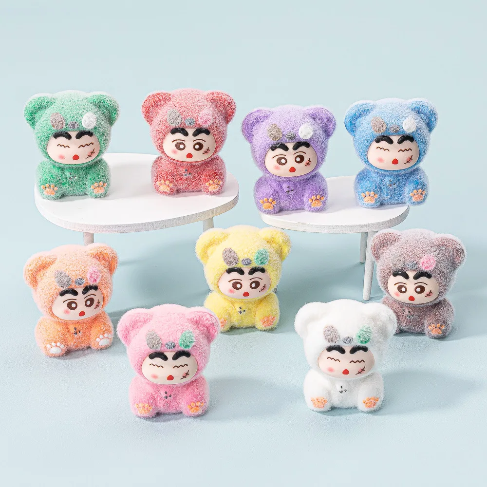 

New model Crayon Shin-chan Ornaments Cute Doll Tide Play Live Match-up Living Room Desktop Small Ornaments