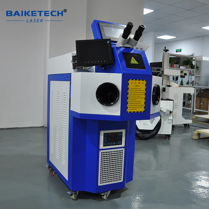 300W draagbare vloerstaande goud zilver roestvrij staal metalen sieraden YAG laserlasmachine fabrieksprijs