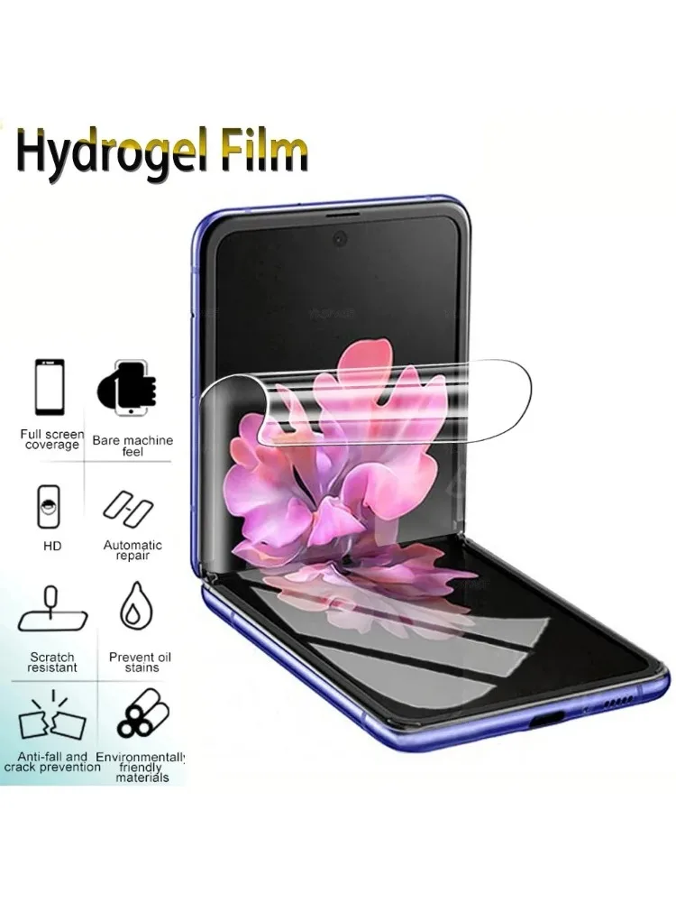 

1 Set 0.15mm Front Back Unbreakable Membrane Hydrogel Film For Xiaomi Mix Flip 2 Screen Protector with Side Hinge FIlm