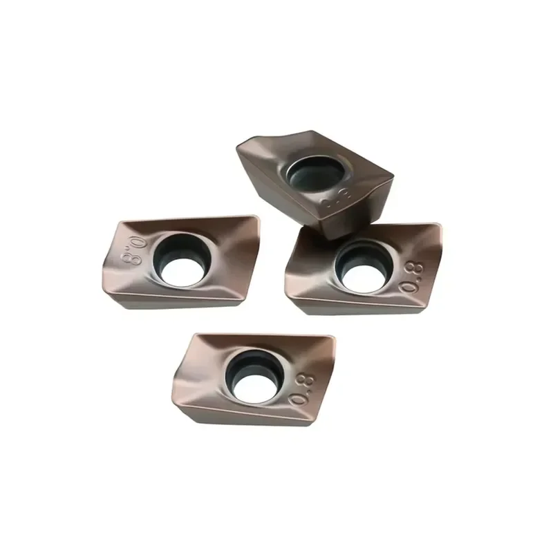 BOCT130408 PVD Coated Fast Feeding Milling Inserts OEM Available High Performance for CNC Milling Machine