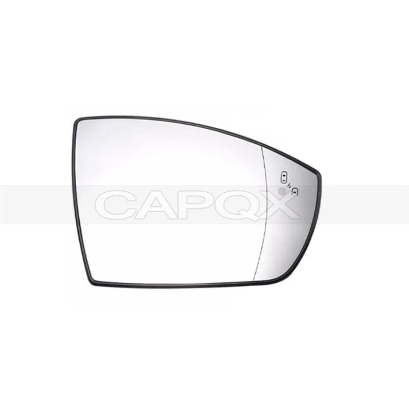 CAPQX For Ford Escape Kuga 2013-2019 Rearview Mirror Lens Glass With BSD Side Mirror Reflector Lens Heated Blind-spot Assist