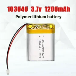 103040 Battery 3.7V 1200mAh Li-Polymer Lithium Batteries LiPo for Cabinet Induction Speaker Purifier UV Sterilizer Lamp Gps