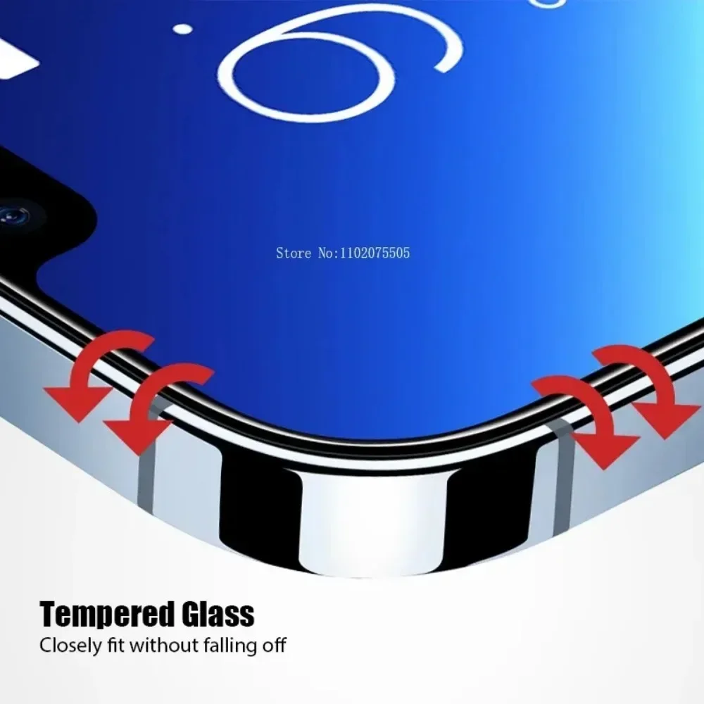 4PCS Tempered Glass  Full Covering Silk Printing Screen Protector For SONY Xperia 1 II 1V  5 II 5 V 10  II III IV VI 10 Plus
