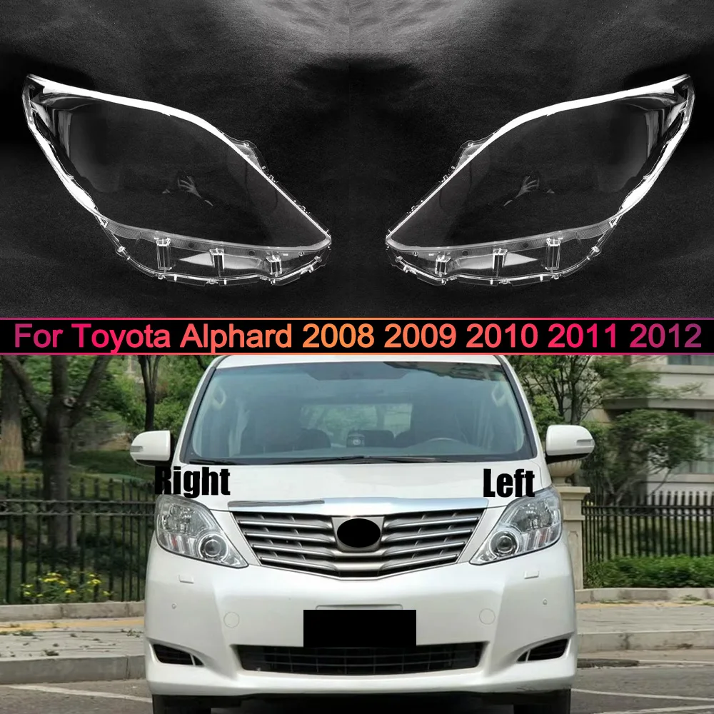 

For Toyota Alphard 2008 2009 2010 2011 2012 Car Accessories Foglight Lens Cover Fogs Lamp Shell Lampshade Transparent Shade Mask