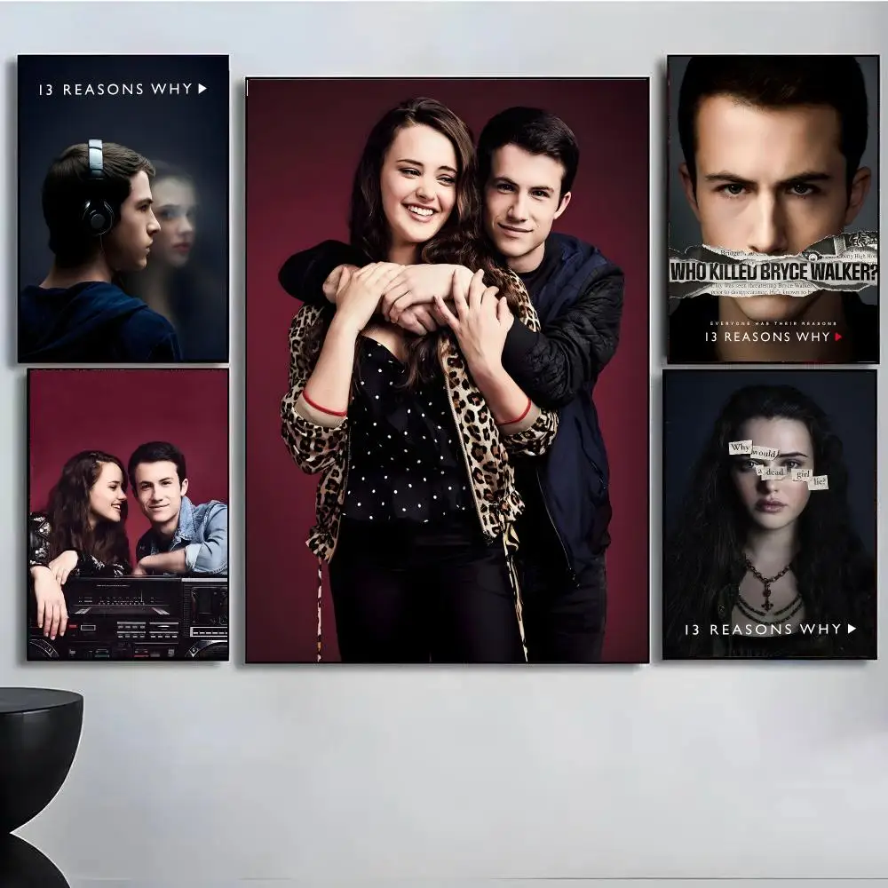 Tv Play 13 Reasons Why Poster High Quality Wall Art For Home Office Bedroom Living Room Hallway Bar Perfect Gift Idea