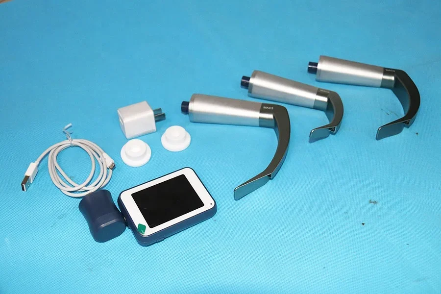 Laryngoscope Disposable With 6 Sizes Blade Medical Reusable Video