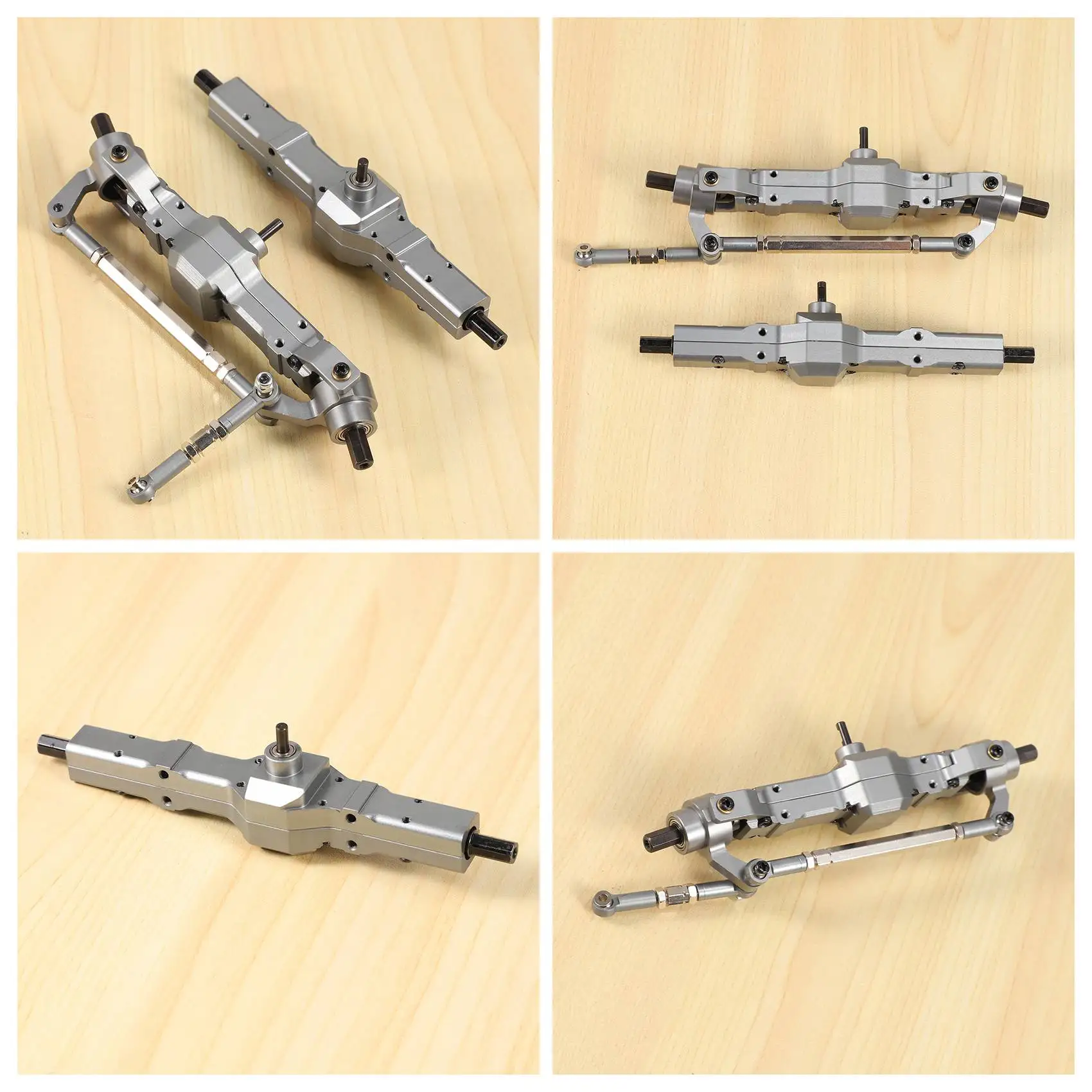 

A45F-Metal Front & Rear Bridge Axle Gear Box For WPL C14 C24 C34 C44 B14 B24 1/16 RC Truck Car Upgrade Parts Accessories