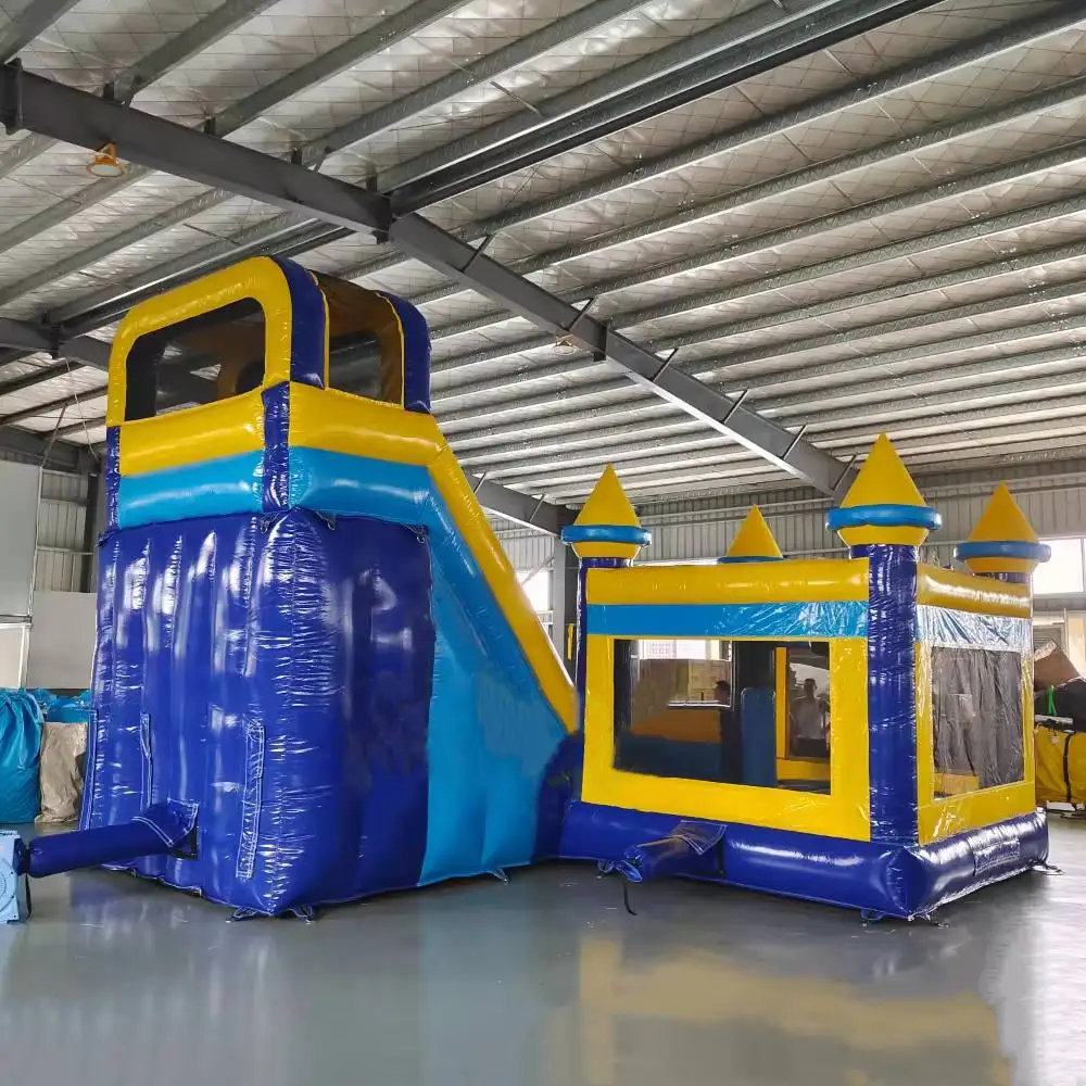 

Outdoor Pvc Jumping Castle With Slide and Pool Inflatable Playground Bouncy Castle Inflatable
