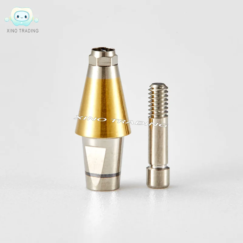 

6 PCS High Precision Titanium Abutment Straight Type Dental Implant Cemented/Transfer Use for Dentium Metal & Metal Products