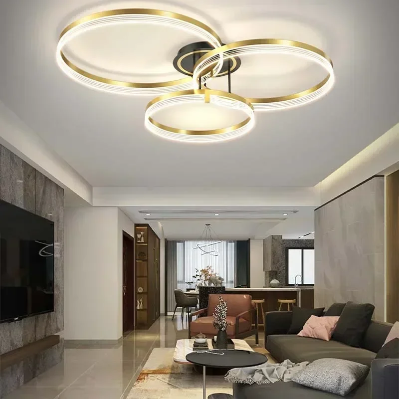 

Modern LED Ceiling Lamp Chandelier For Living Dining Room Bedroom Kitchen Island Luxury Home Decor Indoor Light Fixture Lustre