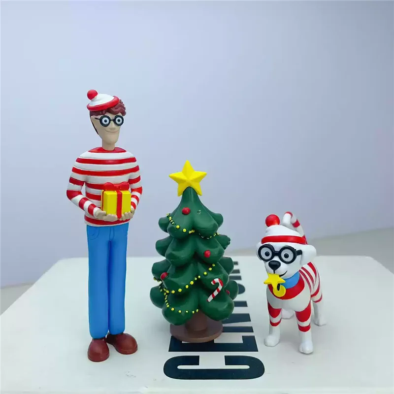 6cm cartoon wally chrismas figure doll PVC kids collection woof model toy