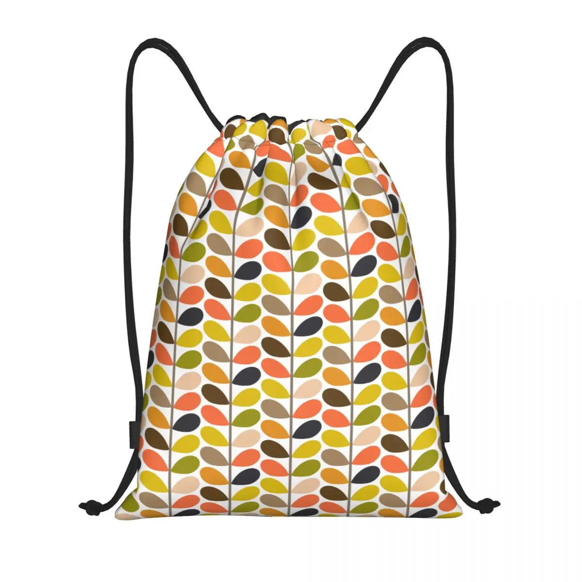 

Multi Stem Orla Kiely Flowers Drawstring Backpack Women Men Sport Gym Sackpack Foldable Scandinavian Art Shopping Bag Sack