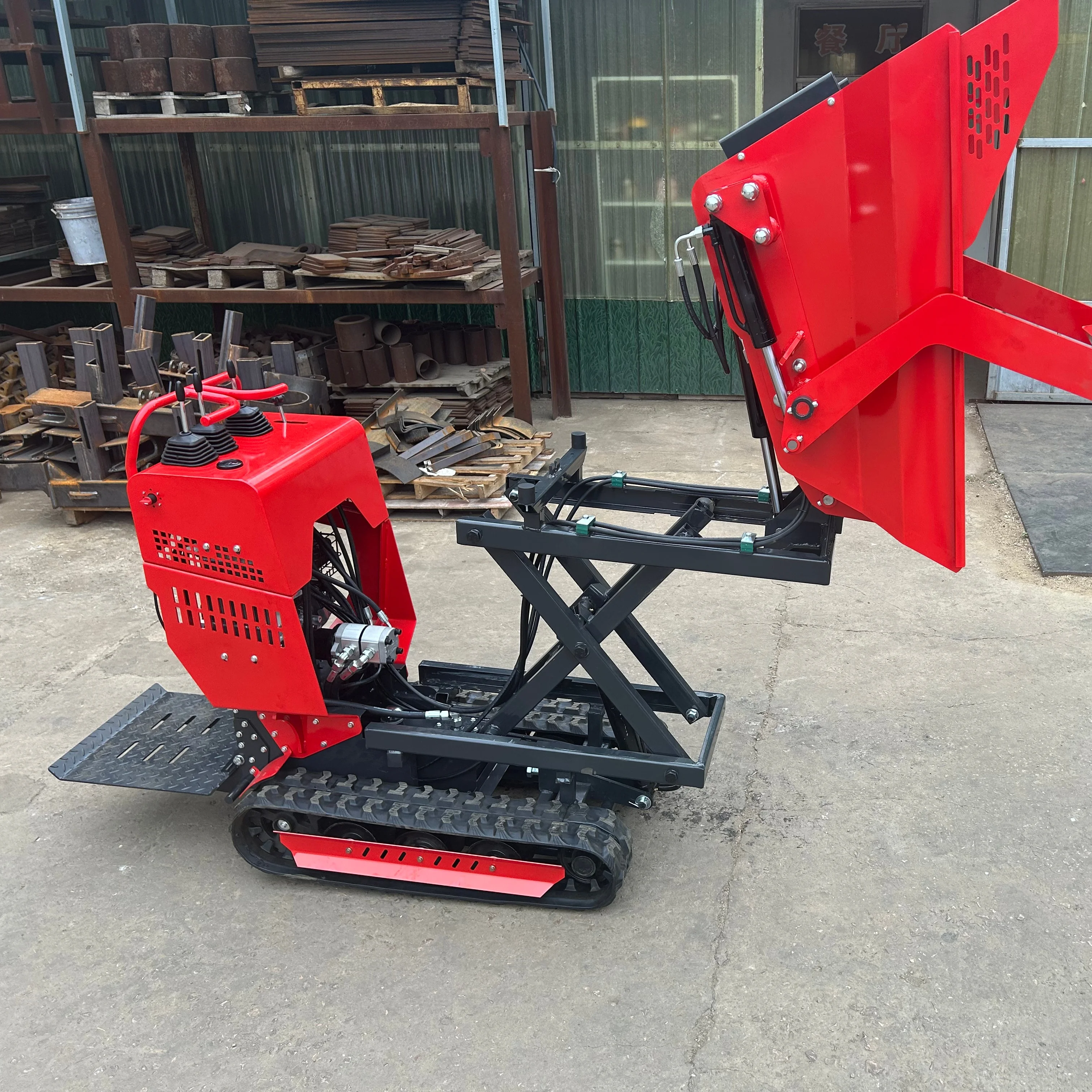 Manufacturers Direct Selling Mini Track Dumper Made In China For Construction Site Use