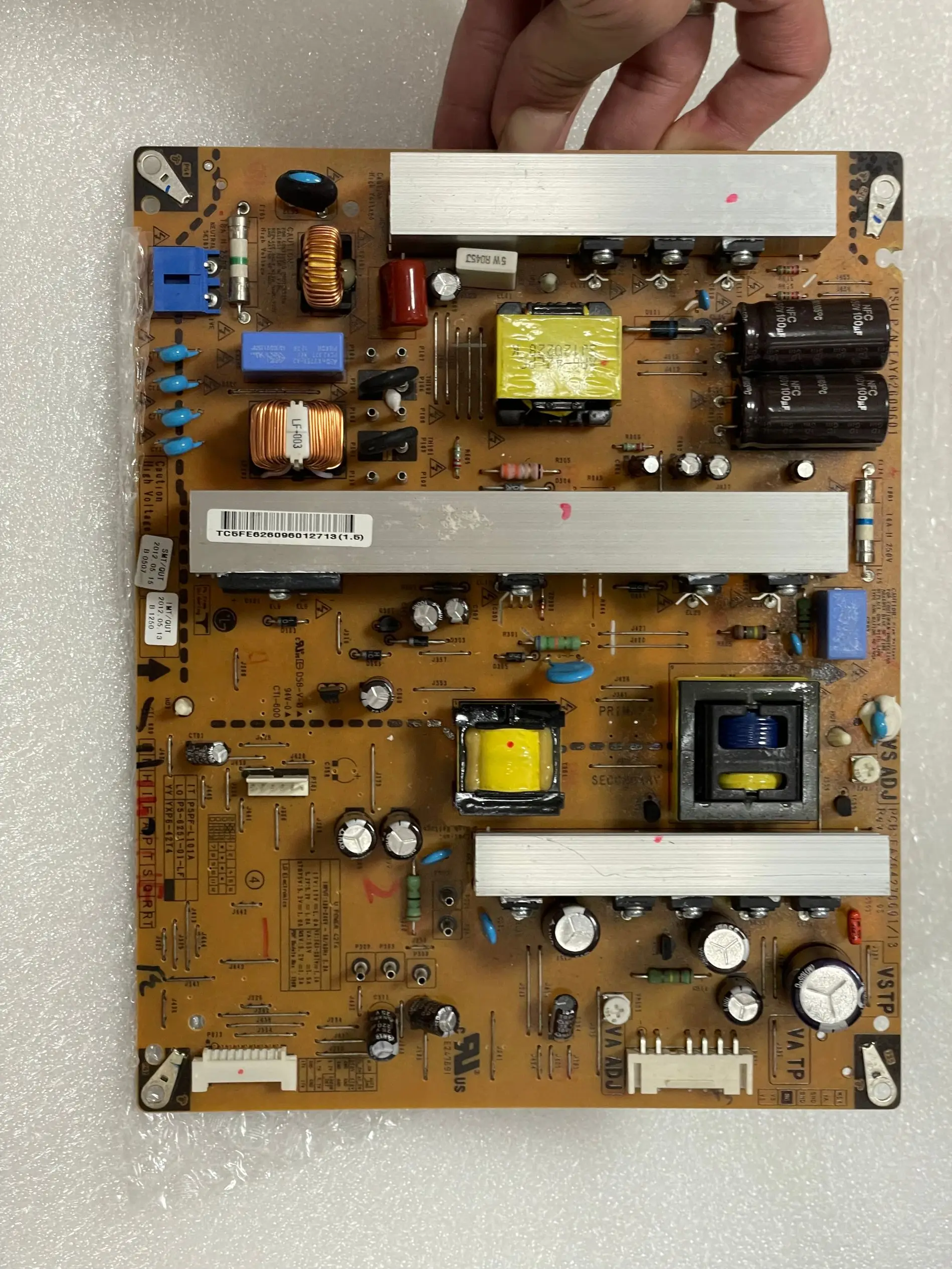 

42PA450C-CM Power Supply Board EAX64276601/13 EAY62609601 PSPF-L101A