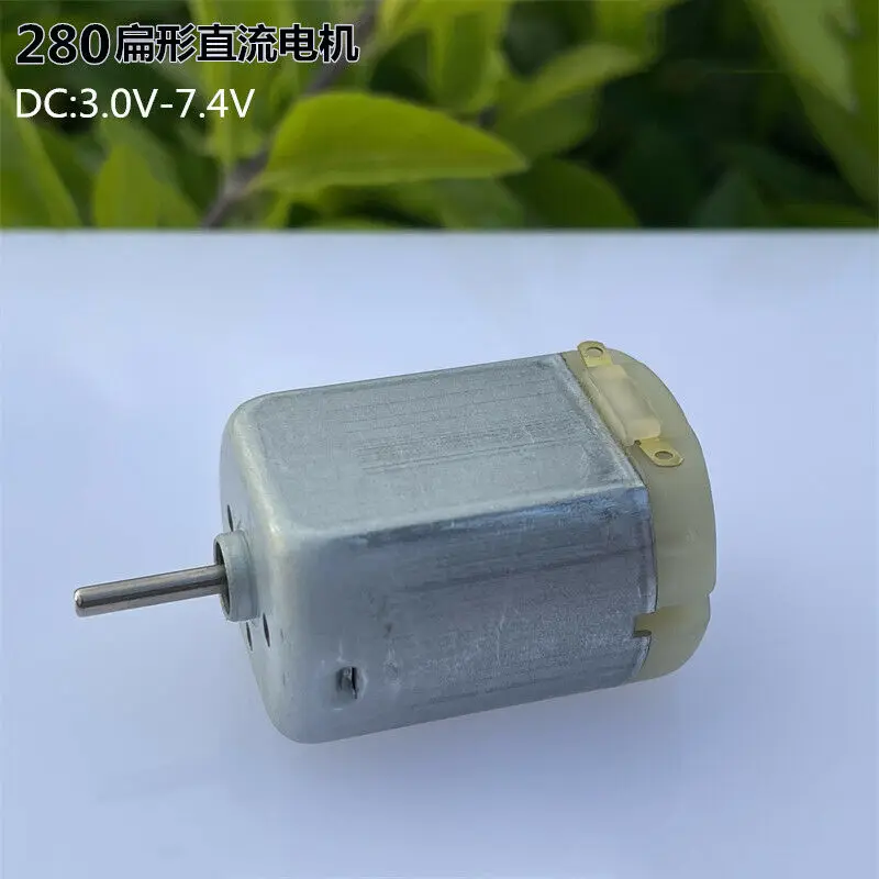 Micro 24mm GEE FC-280SA Carbon Brush Motor DC 3V-7.4V 5V 6V High Speed Strong Magnetic Flat 280 Motor DIY Toy RC Car Boat Models