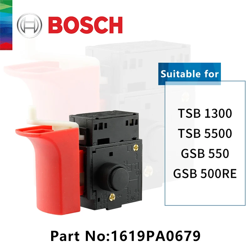 Bosch TBM34/3500 GBM10/13RE TSB1300 Electric Drill Control Switch