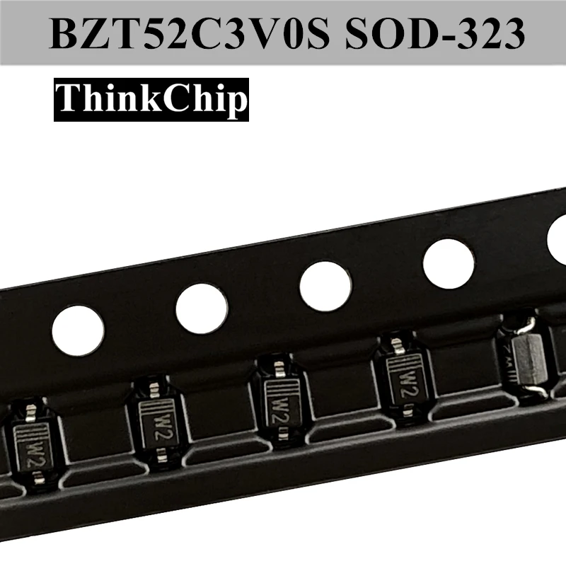 

(100 шт.) BZT52C3V0 SOD-123 SMD 1206 диод со стабилизированным напряжением 3,0 В (маркировка W2) Интегральная схема