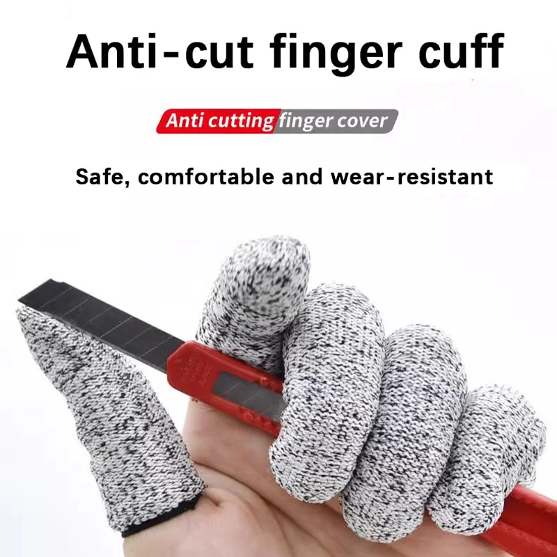 Finger Protection Reusable Cut Resistant Finger Gloves, Thumb Protectors, Finger Covers, Glove Removers, Kitchen Accessories