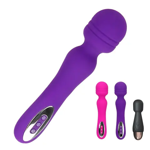 Short/long Magic Wand Vibrators For Women Nipple Clit Stimulator Vagina Anal Plug Fake Dildos Female Masturbator Erotic Sex Toys
