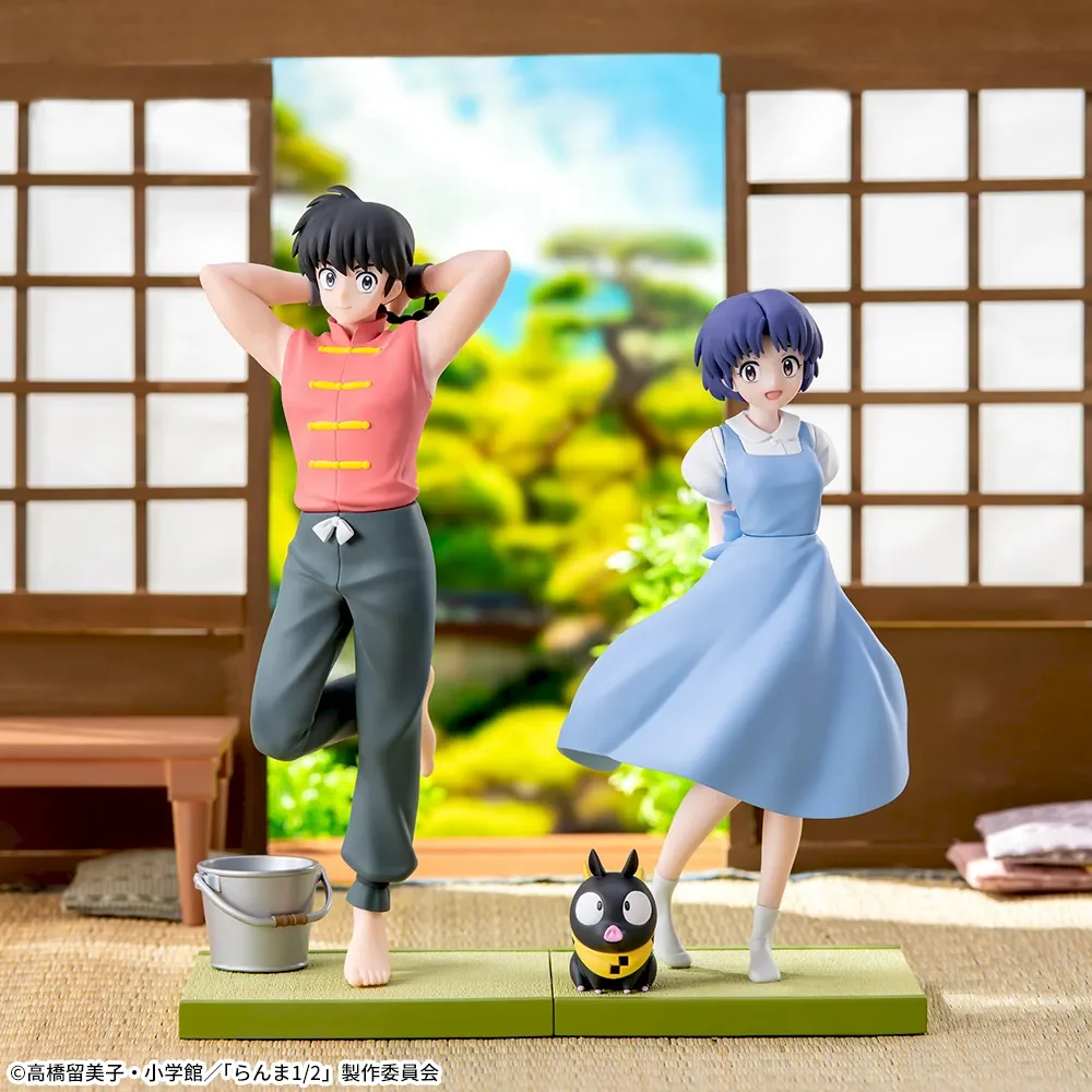 [Auf Lager] Original Sega Luminasta Ranma 1/2 Tendou Akane Shampoo Saotome Ranma Tisch Dekoration Anime Figuren Modell Spielzeug geschenke