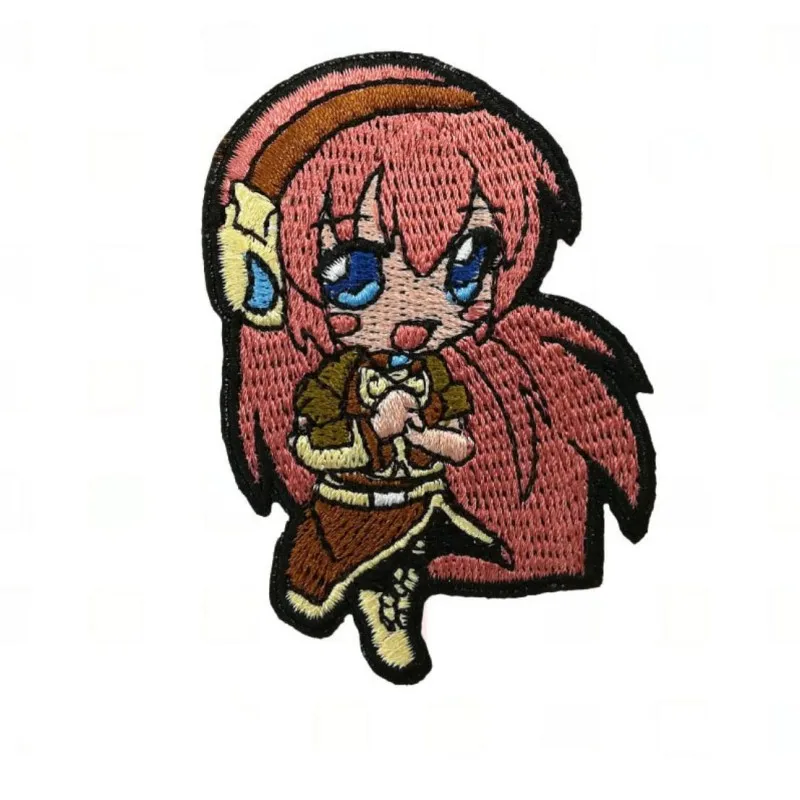 3style Hatsune Miku Patch on Cloth DIY Clothing Garment Anime Patches Shirt Pants Accessory kawaiii big eyes girl cloth Sticker