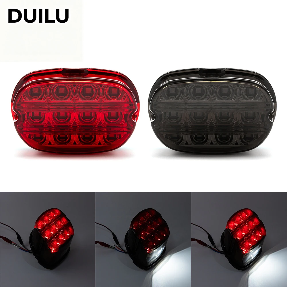 Rear Brake Lamp Motorcycle LED Taillight For Harley Touring Electra Glide Road Glide Softail Sportster 883 48 Dyna FLD TailLamp
