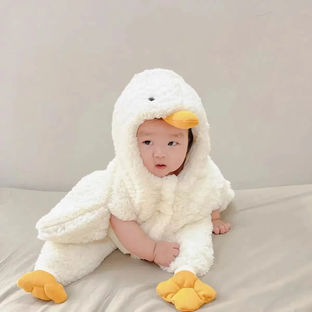 

2024 Babies Newborn Girls Boys Clothes Duck & Cute Design Bodysuit & One Piece Padded for Babies Rompers 5-day Shipping Hoodies