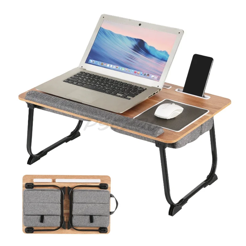 Portable Laptop Folding Table Computer Desk Lazy Person Pad Knee Table Bed Table