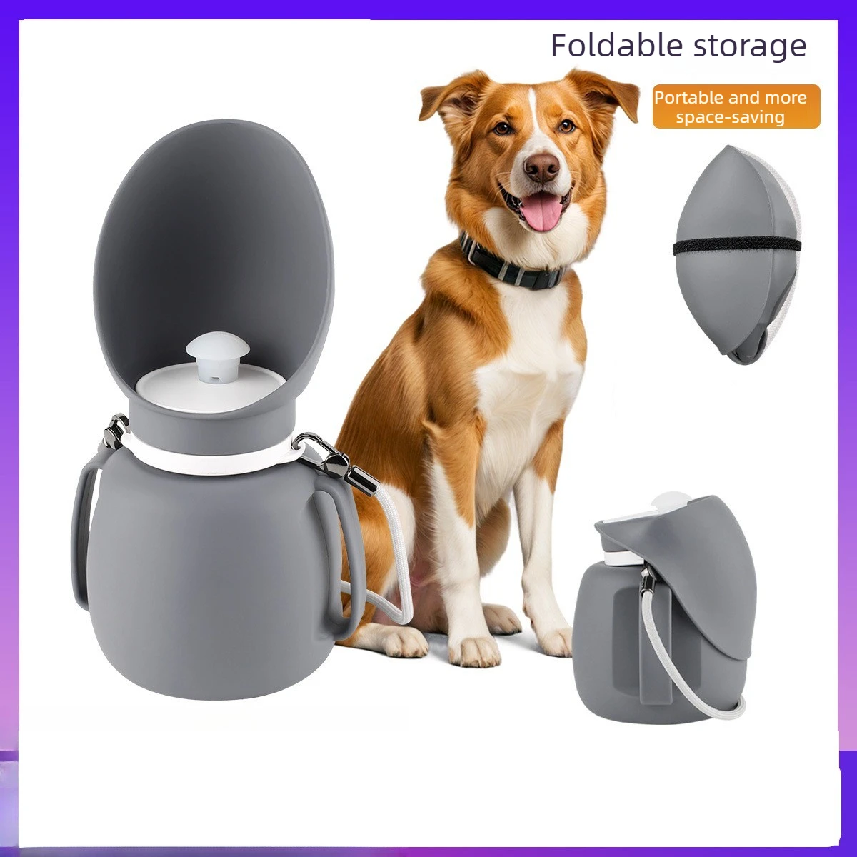 Pet Kettle New Convenient Foldable Accompanying Water Cup Outdoor Dog Walking Water Dispenser Pet Supplies