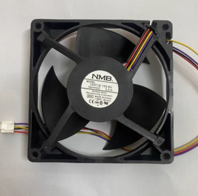 

1pc Fan for MODEL 12537JE-15Q-BU Haier air-cooled refrigerator Motor Fan 4 wire