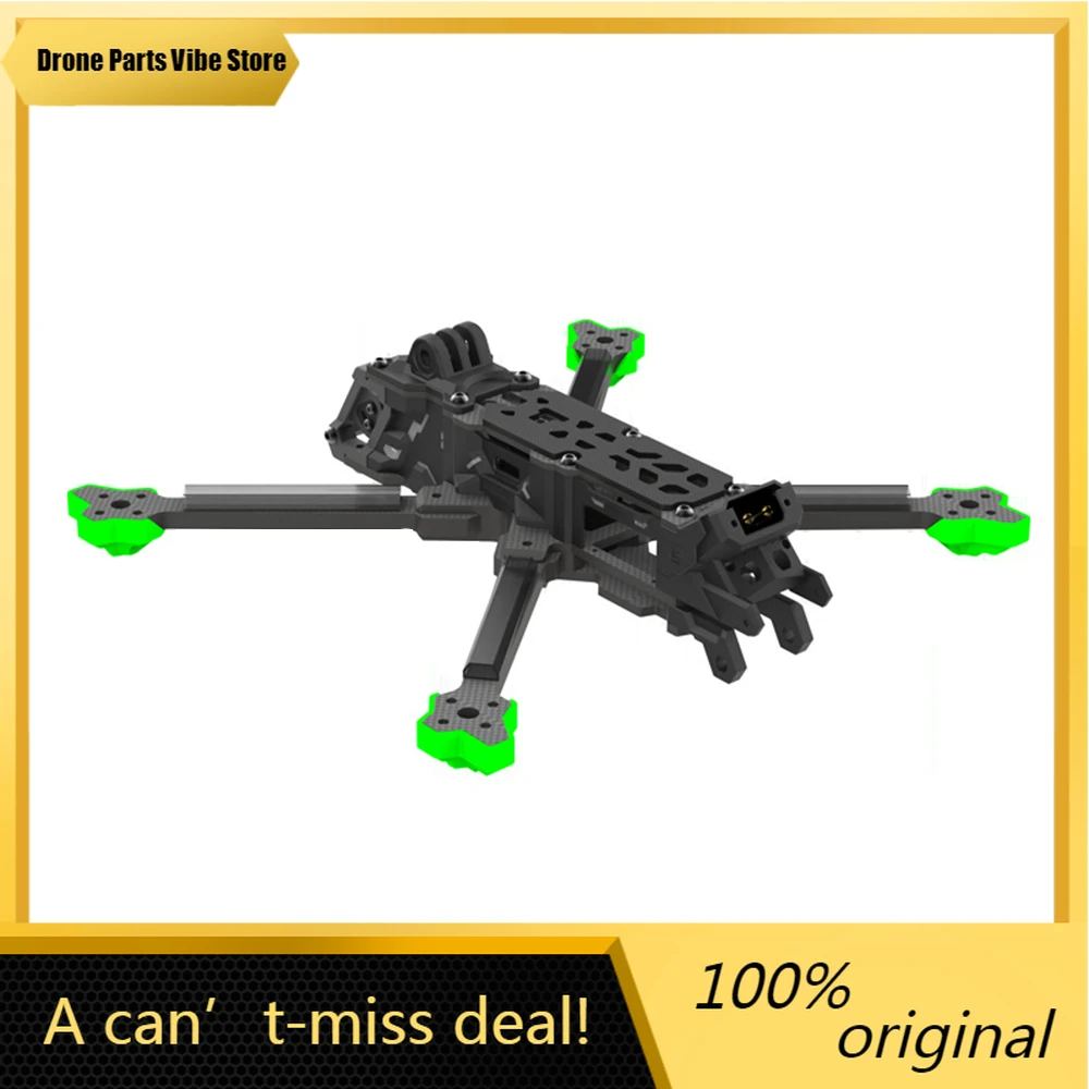 

FyIFlight Nazgul Evoque F5 V2 FPV Frame Kit 5inch F5X （Squashed-X）with 6mm Arm for RC FPV Racing Drone