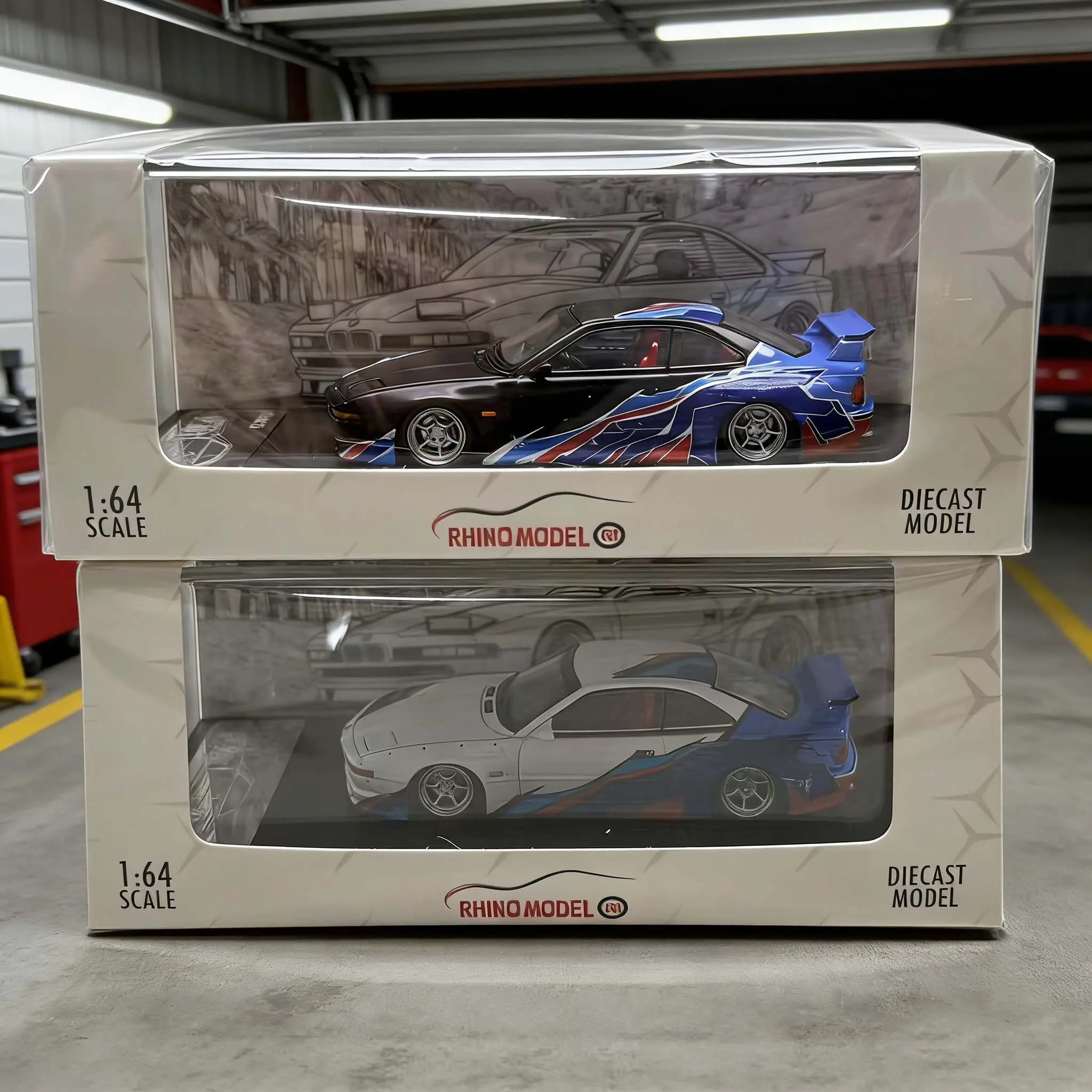 in-stock1-64-850e31wide-body-modified-headlamp-alloy-molded-miniature-realistic-car-model-creative-decoration-item-festival-gift