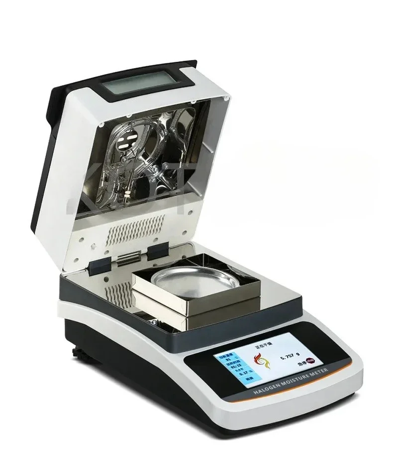 Automatic Halogen Heating Moisture Meter Analyzer Tester Tea, grain, feed, corn, food, plastic 50g/0.005 100g/0.005