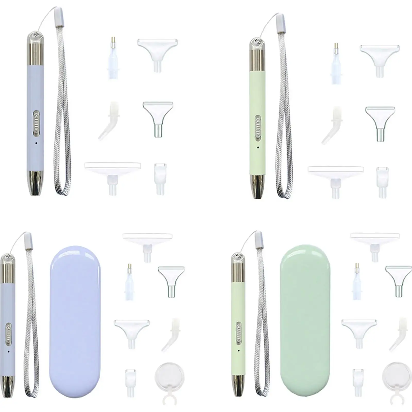 

5D DIY Diamonds Painting Accessories Rechargeable Plastic Diamonds Art Painting Kit Lighting with Pen Head 12.5cm for Kids Adult