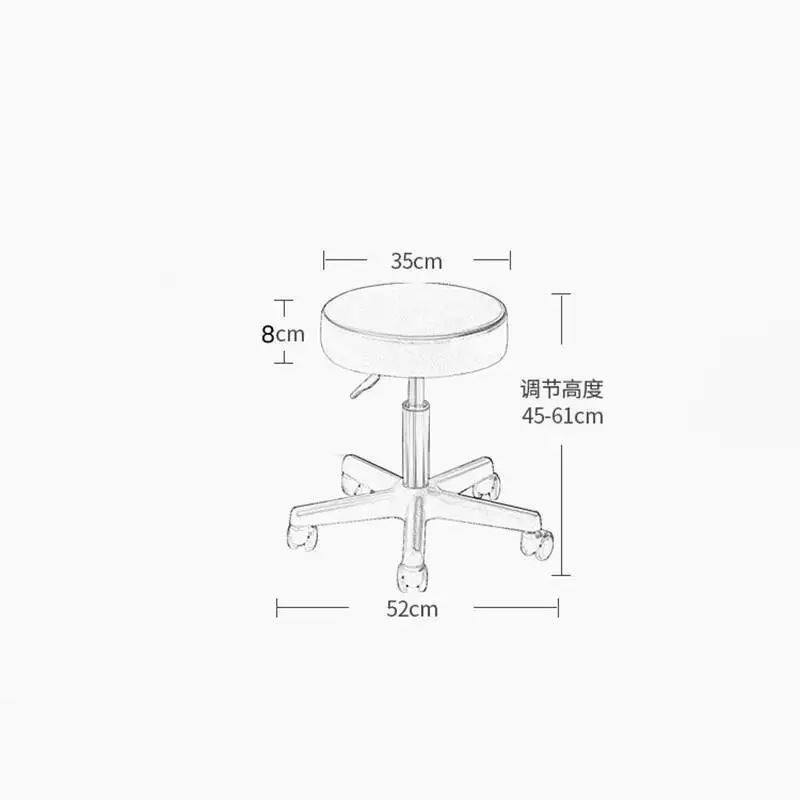 

Luxury Swivel Chairs Barber Ergonomic Equipment Salon Chair Beauty Styling Sillones De Peluquería Profesional Salon Furniture