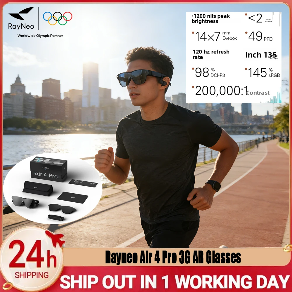 Rayneo Air 4 Pro 3G AR Glasses HDR10 Micro-OLED 135