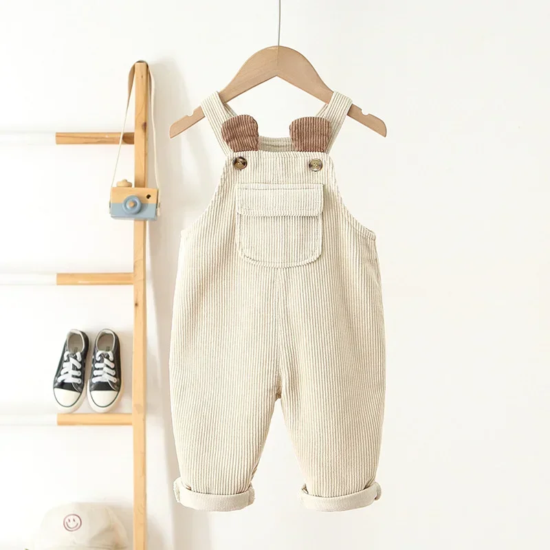 

Baby Overalls For Boys Girls Pants Cotton Jumpsuit For Baby Casual Spring Toddler's Overalls Girls Casual Corduroy Trousers New