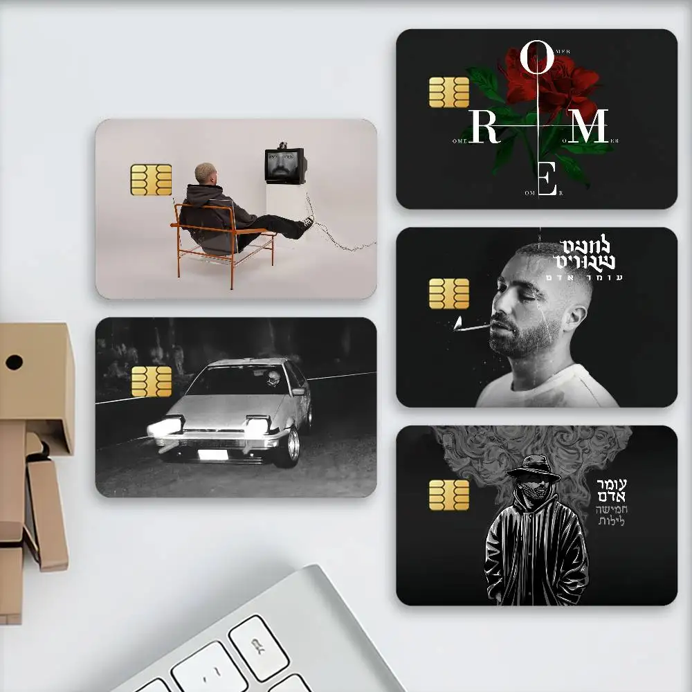 Singer Omer Adam Credit Card Stickers Skin For Bank Debit Decorative Protection Scratch-resistant Gift 4PCS