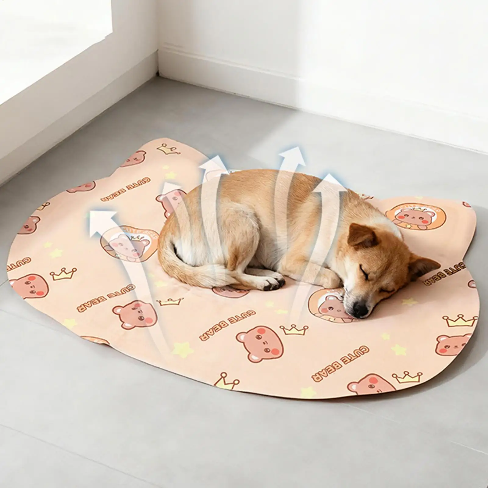 

Охлаждающий коврик для кошек, летняя подстилка для собак, охлаждающий коврик с гелевым наполнителем для котят, для дома, гостиной, спальни, подоконника, для путешествий