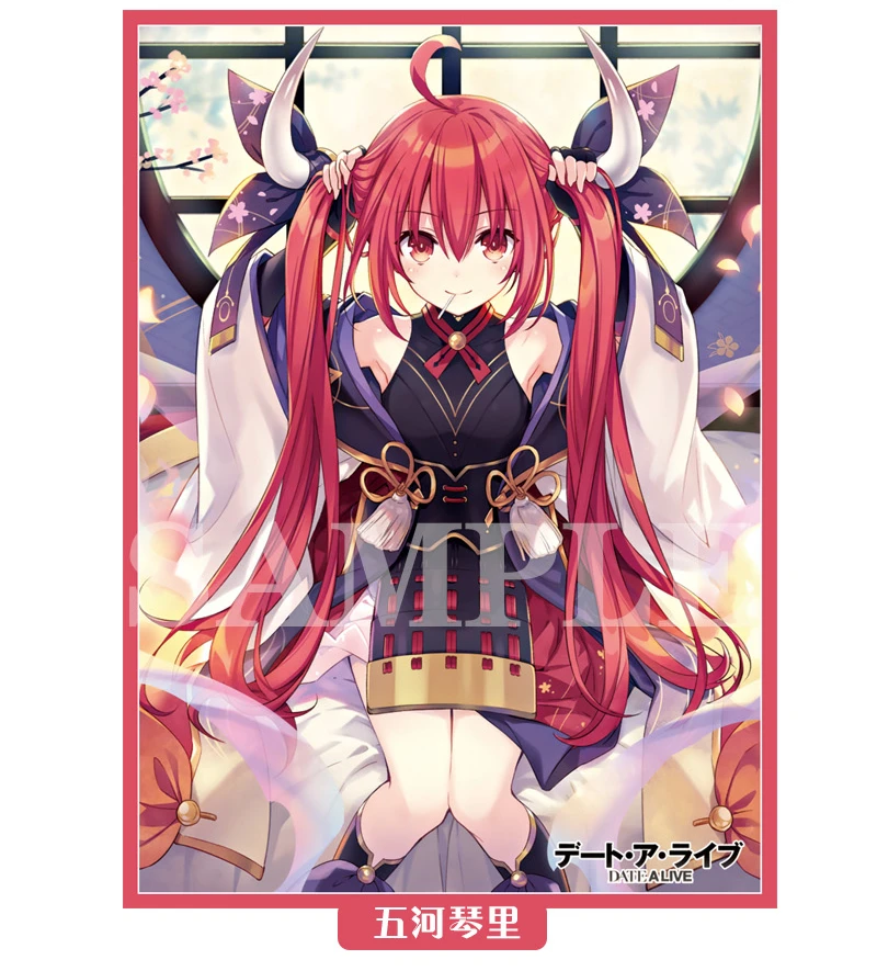 Jeu Kotori Itsuka pochettes pour cartes Anime manchon holographique cartes de Collection étui de protection pour cadeau