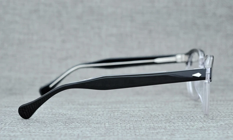 Lemtosh Lesebrille für Herren und Damen, Luxusmarke, Vintage-Acetatrahmen, Johnny Depp Presbyopie-Brille, Dioptrien +1,0 +2,0 +4,0 – Detail 10