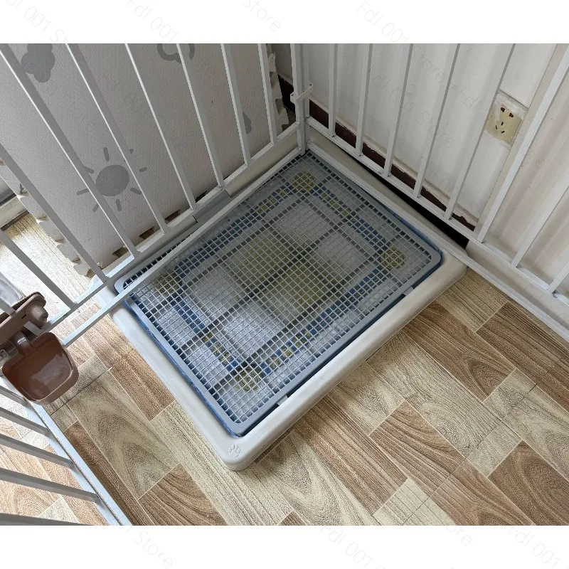 Extra Large Dog Potty Tray 76×62cm, Indoor Mesh Dog Toilet for Medium & Large Breeds Dog Training