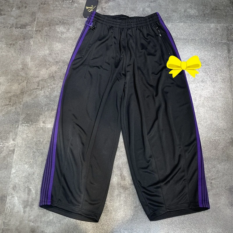 إبر السراويل الترنك فراشة التطريز واسعة الساق السراويل اليابانية الشارع الشهير العلامة التجارية فضفاضة تناسب السراويل الرياضية الطويلة نمط للجنسين