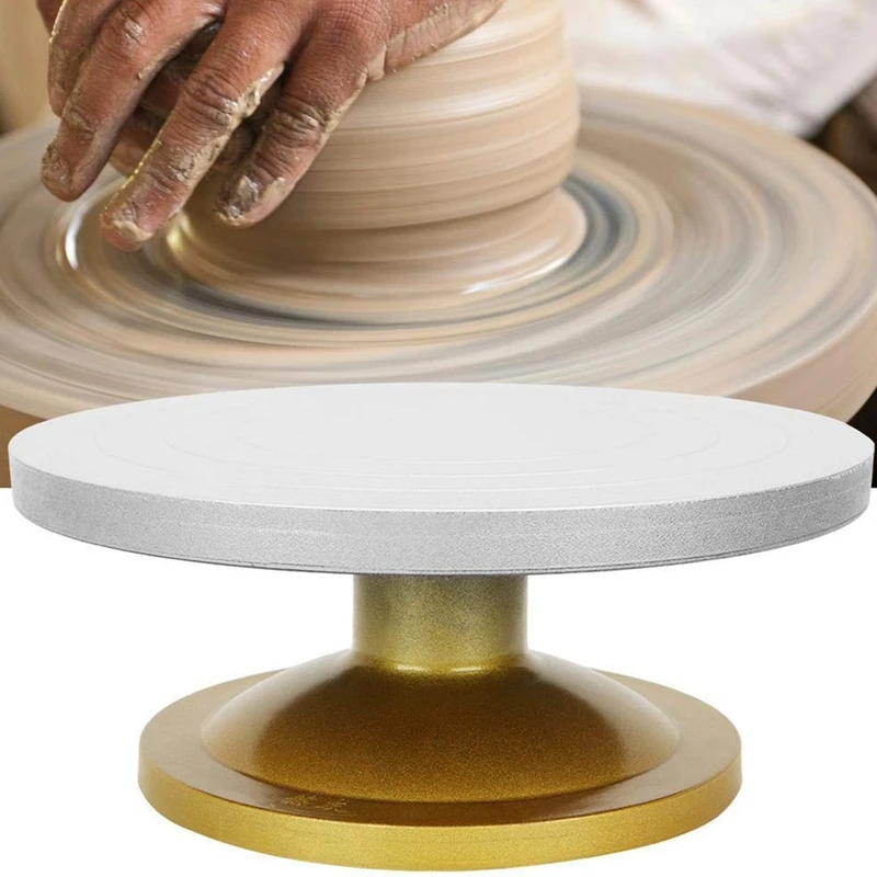 

Metal Machine Pottery Wheel Rotating Table Turntable Clay Modeling Sculpture For Ceramic Work Ceramics