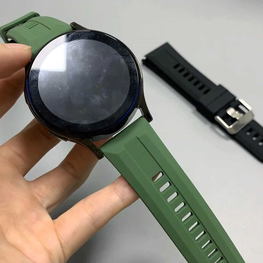 22Mm Silicone Strap… - image