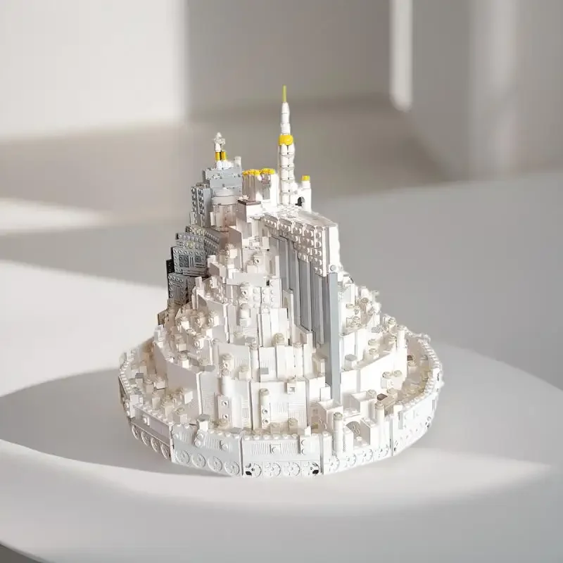 تخصيص 3498 أجزاء الإبداعية عرض الشارع المدينة البيضاء تاج محل البديل بناء اللبنات كتل أطقم منمذجة اللعب الهدايا