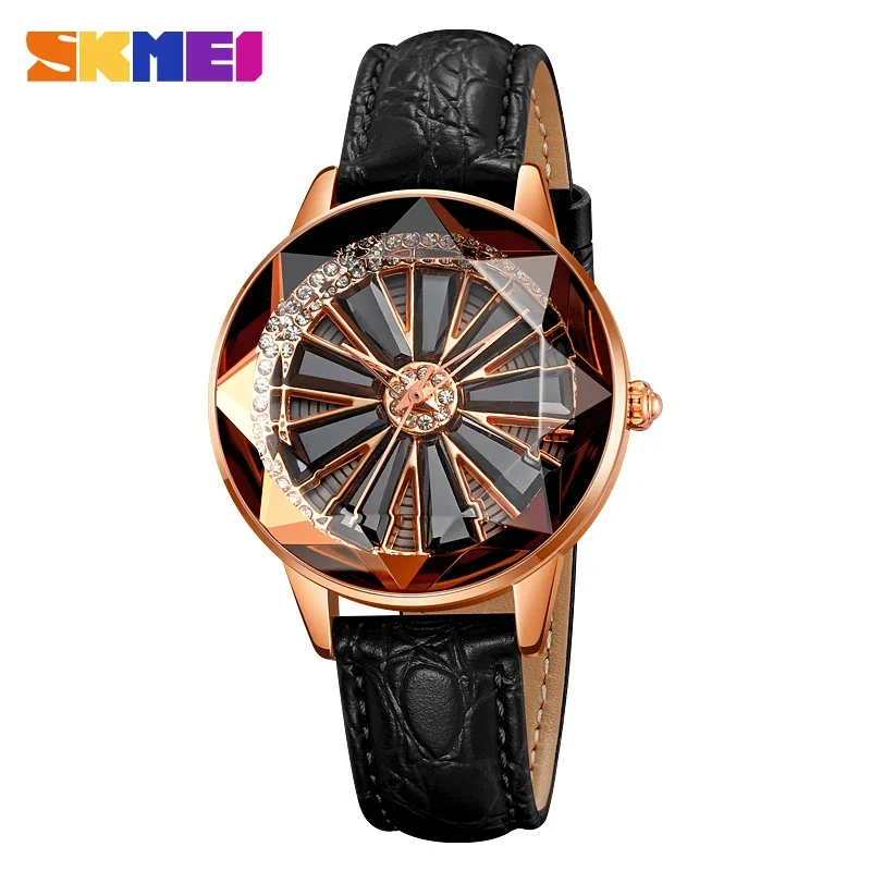 

SKMEI 2184 Personalized High Beauty Women's Watch Quartz Watch Fashion Round Pointer Women's Watch