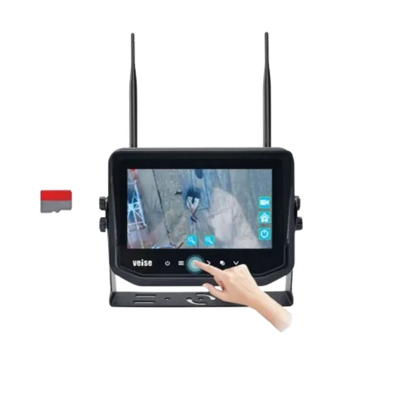 مقاوم للماء 30 X كاميرا زووم بصري نظام مراقبة كاميرا برج البناء اللاسلكي مع حزمة بطارية مغناطيسية قوية #3