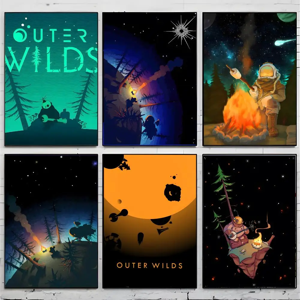 game classic O-Outer Wilds Poster Top-tier Indoor Bar Decor Art & Household Decoration Presents